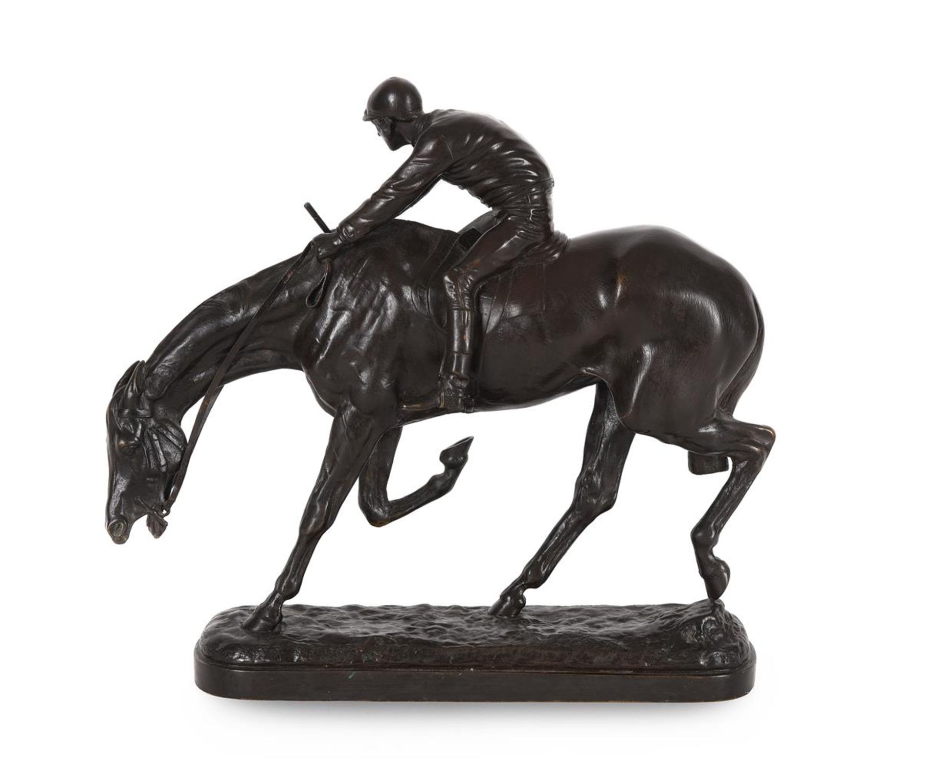 AFTER JOHN WILLIS GOOD (1847-1879), AN EQUESTRIAN BRONZE 'AFTER THE RACE', EARLY 20TH CENTURY - Image 2 of 4