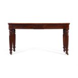 A WILLIAM IV MAHOGANY SERVING TABLE, CIRCA 1835