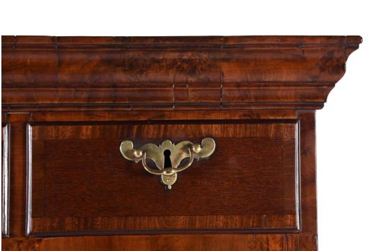 A GEORGE III WALNUT, YEW WOOD AND CROSSBANDED CHEST ON CHEST, CIRCA 1760 - Image 3 of 5