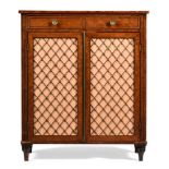 Y A REGENCY MAHOGANY SIDE CABINET, CIRCA 1815