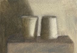 Michelle Maddox, Two Cups White, 2023