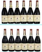 ß 1995/2005 Beaucastel Collectors' Case (12x75cl) - In Bond