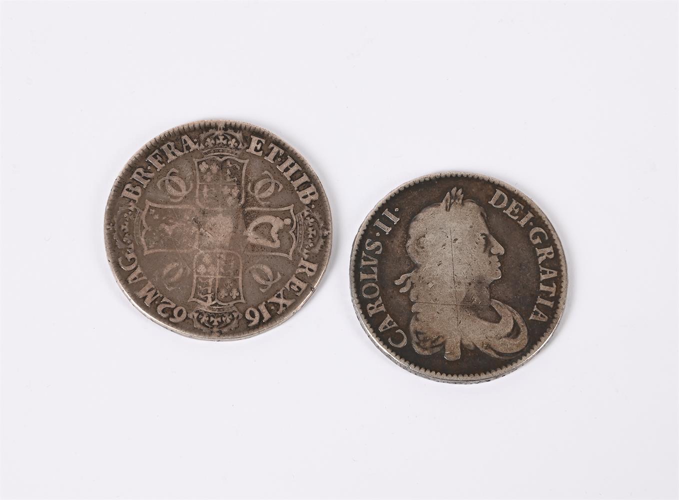 CHARLES II, CROWNS (2) 1662, 1671 V. TERTIO (S 3352, 3358) - Image 2 of 2