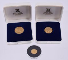 ISLE OF MAN, ELIZABETH II, SOVEREIGN 1978, HALF-SOVEREIGN 1979