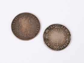 CHARLES II, CROWNS (2) 1662, 1671 V. TERTIO (S 3352, 3358)