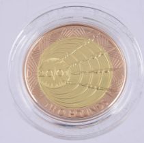 ELIZABETH II, GOLD PROOF TWO-POUNDS 2001, MARCONI CENTENARY