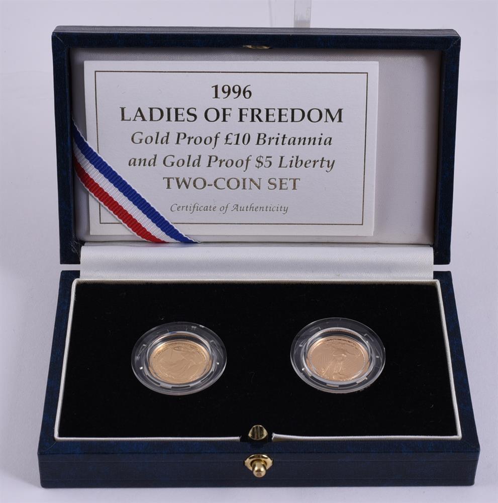 USA, PROOF GOLD LIBERTY 5-DOLLARS 1996