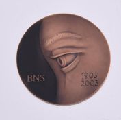 BRITISH NUMISMATIC SOCIETY, BRONZE CENTENARY MEDAL 2003 BY DANUTA SOLOWIEJ-WEDDERBURN