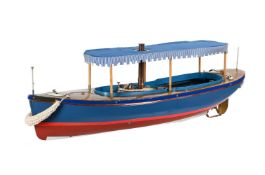 A WELL ENGINEERED AND CONSTRUCTED MODEL OF A LIVE STEAM POWERED LAKE WINDEMERE STEAMER "JOSEPHINE"B