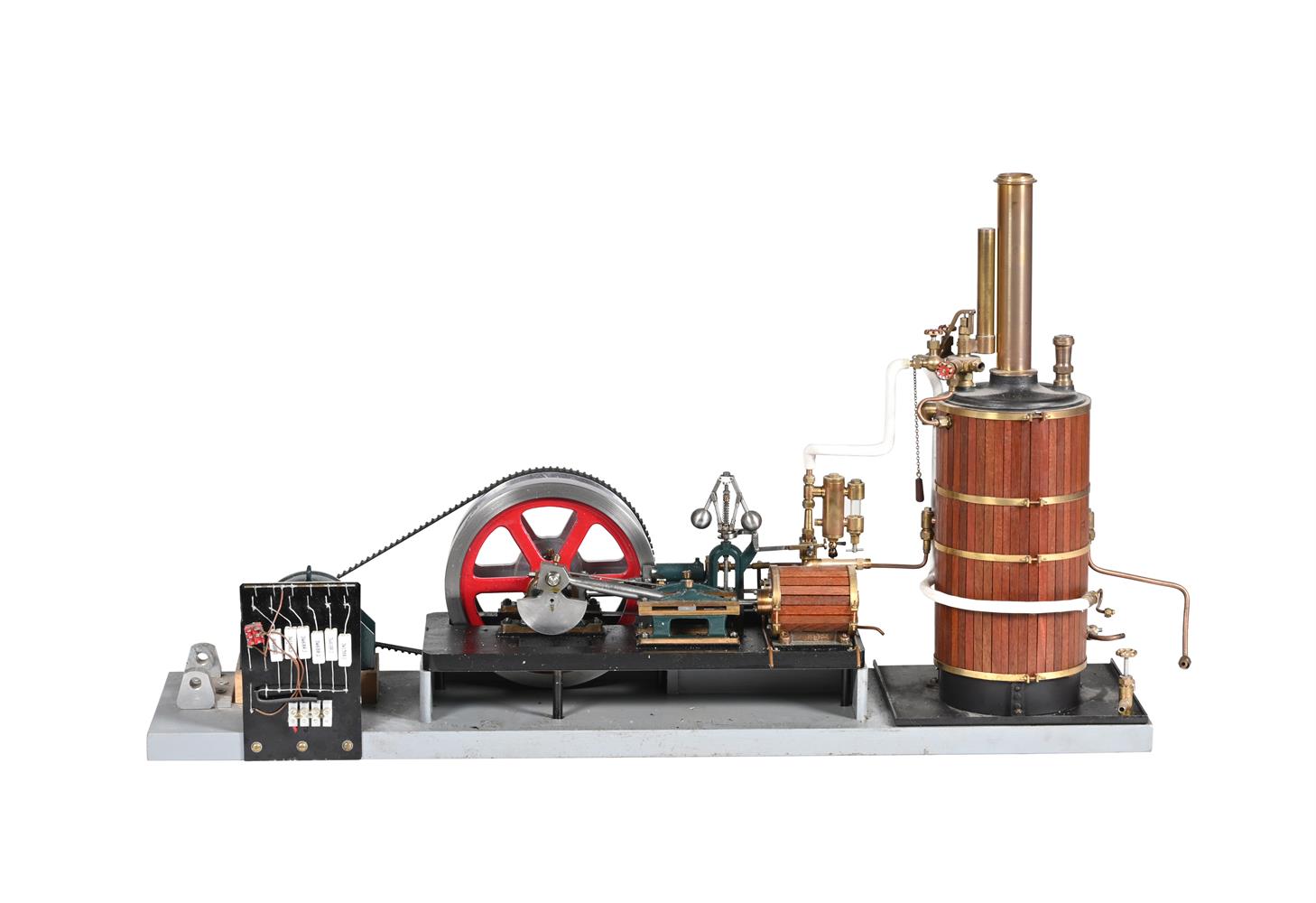 AN EXHIBITION STANDARD MODEL OF A LIVE STEAM HORIZONTAL MILL ENGINE - Image 2 of 2