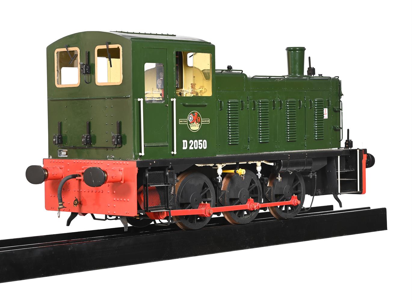 A WELL-ENGINEERED 7 1/4 INCH GAUGE MODEL OF A DIESEL LOCOMOTIVE ...