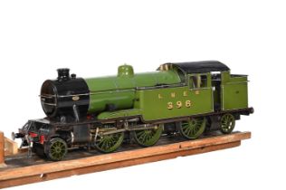 A 5 INCH GAUGE MODEL OF A LNER ENTERPRISE 2-6-2T LNER SIDE TANK LOCOMOTIVE NO 398