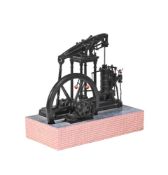 A WELL-ENGINEERED MODEL OF A 'MARY' LIVE STEAM BEAM ENGINE