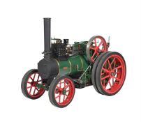 A WELL-ENGINEERED 2 INCH SCALE MODEL OF A DURHAM AND YORKSHIRE TRACTION ENGINE 'OLD BILL'