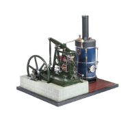 AN EXHIBITION STANDARD STEAM PLANT TO INCLUDE A MODEL OF A 'VULCAN' BEAM ENGINE