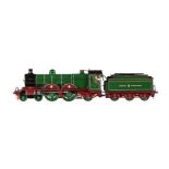 A GAUGE 1 LIVE STEAM MODEL OF THE GREAT CENTRAL CLASS 8B ATLANTIC 4-4-2 LOCOMOTIVE NO 192