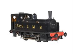 A 5 INCH GAUGE LONDON MIDLAND & SCOTTISH RAILWAY MODEL OF A 0-4-0 TANK SHUNTING LOCOMOTIVE NO 1529