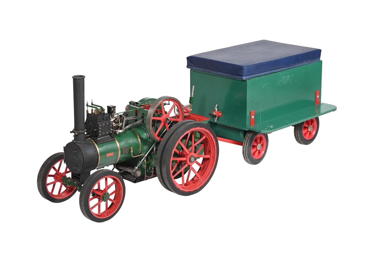 A WELL-ENGINEERED 2 INCH SCALE MODEL OF A DURHAM AND YORKSHIRE TRACTION ENGINE 'OLD BILL' - Image 2 of 5