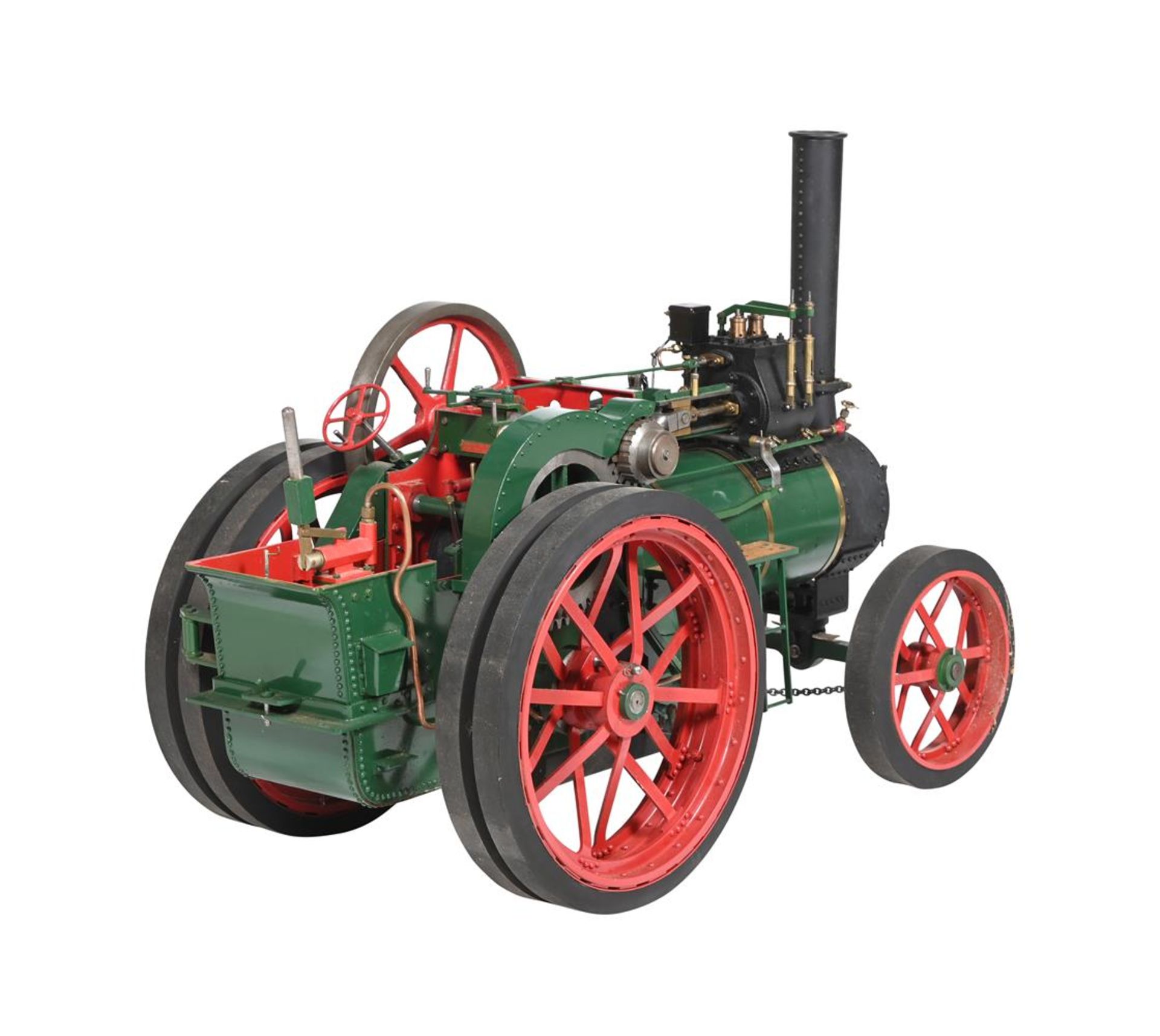 A WELL-ENGINEERED 2 INCH SCALE MODEL OF A DURHAM AND YORKSHIRE TRACTION ENGINE 'OLD BILL' - Image 4 of 5