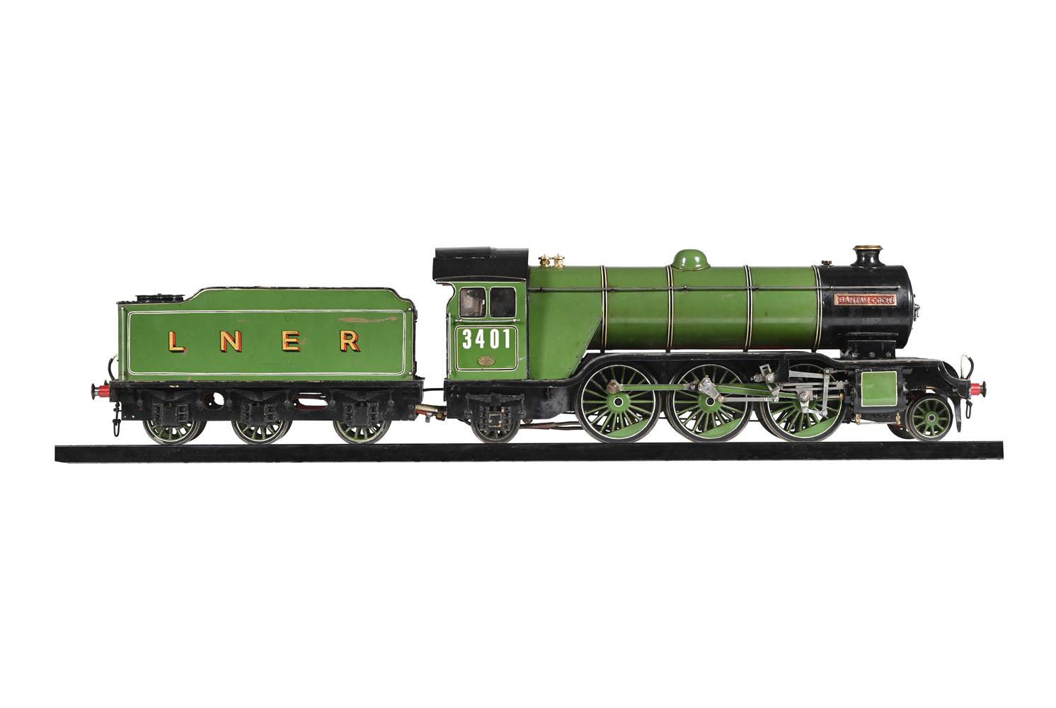 A 3 1/2 INCH GAUGE MODEL OF A 2-6-2 TENDER LOCOMOTIVE NO 3401 'BANTAM COCK'