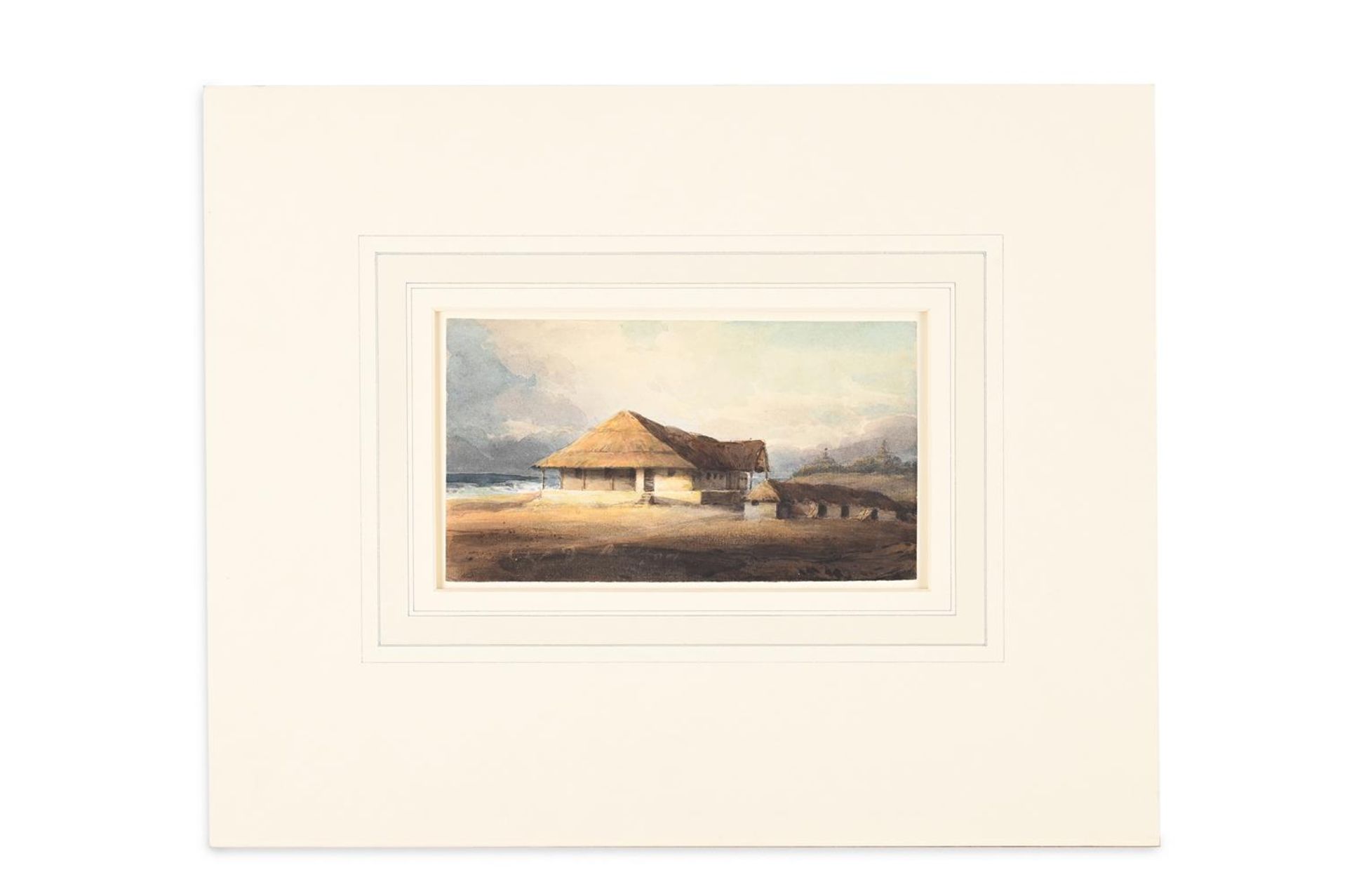 ATTRIBUTED TO CONRAD MARTENS (BRITISH 1801-1878), A SOUTH AFRICAN HOUSE - Bild 2 aus 2