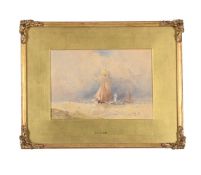 WILLIAM JOSEPH JULIUS CAESAR BOND (BRITISH 1833-1926), BOATS AT SEA