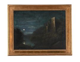 MANNER OF SEBASTIAN PETHER, MOONLIT LANDSCAPE