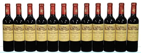 ß 2020 Chateau Grand Mayne Grand Cru Classe, Saint-Emilion Grand Cru (Half Bottles) - In Bond