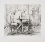 λ Henry Moore (1898-1986) Girl Doing Homework I (Cramer 326)