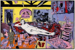 λ Grayson Perry (b.1960) Reclining Artist