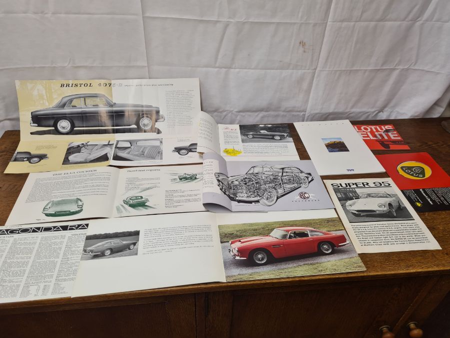 Original Aston Martin, AC, TVR, Lotus, Elva & Bristol dealership brochures - Image 3 of 3