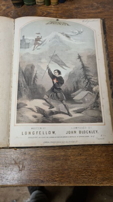 Early Victorian leather bound sheet music, Cato & Laelius Old Age & Friendships, etc - Image 3 of 6