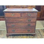 Small country oak 5 drawer bedroom chest