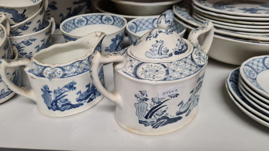 51 pieces Furnivals Old Chelsea blue and white tablewares - Image 3 of 7