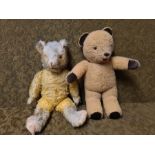 1940's and 1970's teddy bears