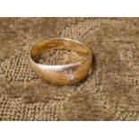 9ct gold gents ring 5.13g