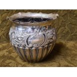 Late Victorian Chester silver vase