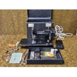 Rare Singer 221K1 Featherweight sewing machine with original case