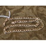 9ct gold Figaro chain 26.18g