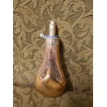 Bartram & Co. brass powder flask