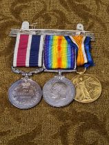 WWI medal group awarded to 19525 Sgt A.S. Phillipson R.A.F.