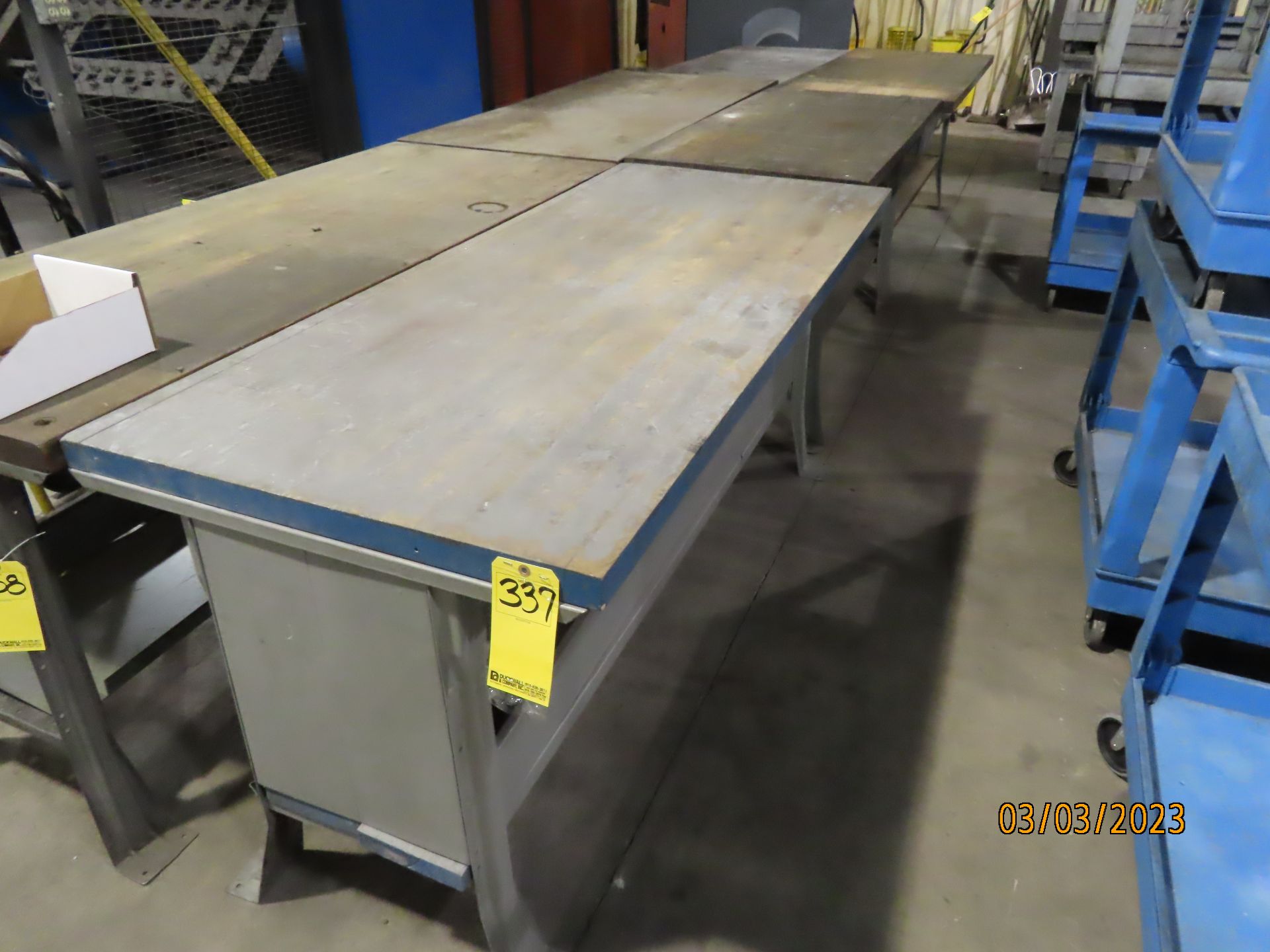 LOT (3) 5' - 6' WORK BENCHES