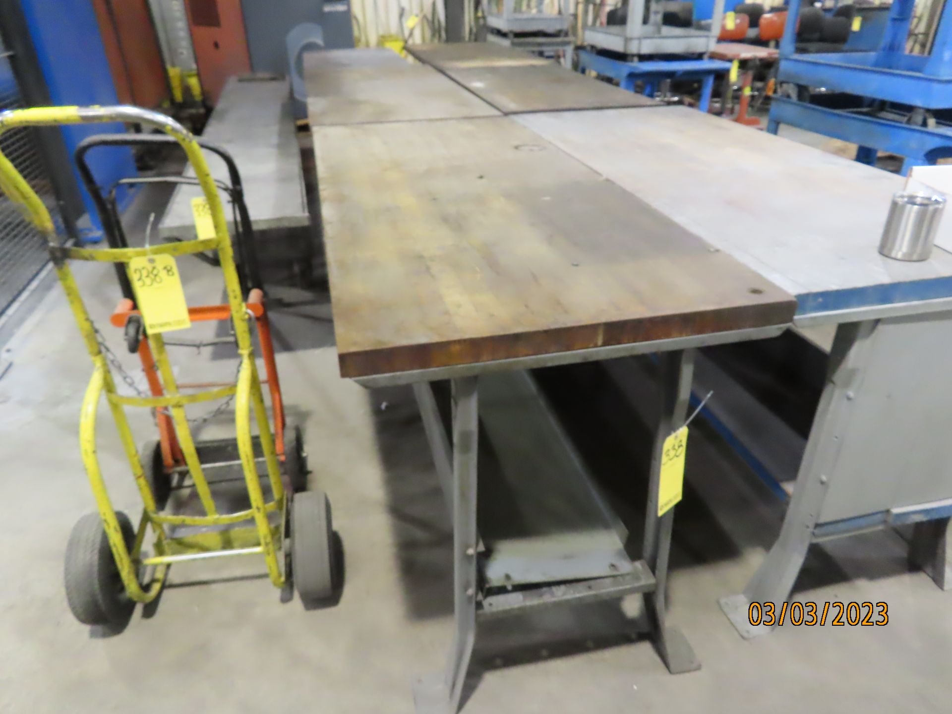 LOT (3) 5' - 6' WORK BENCHES
