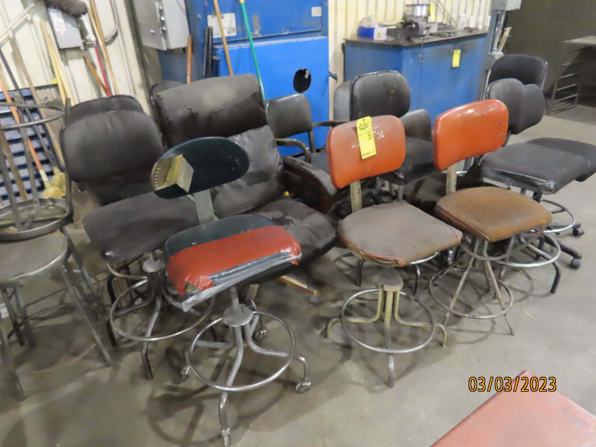 LOT CHAIRS & STOOLS