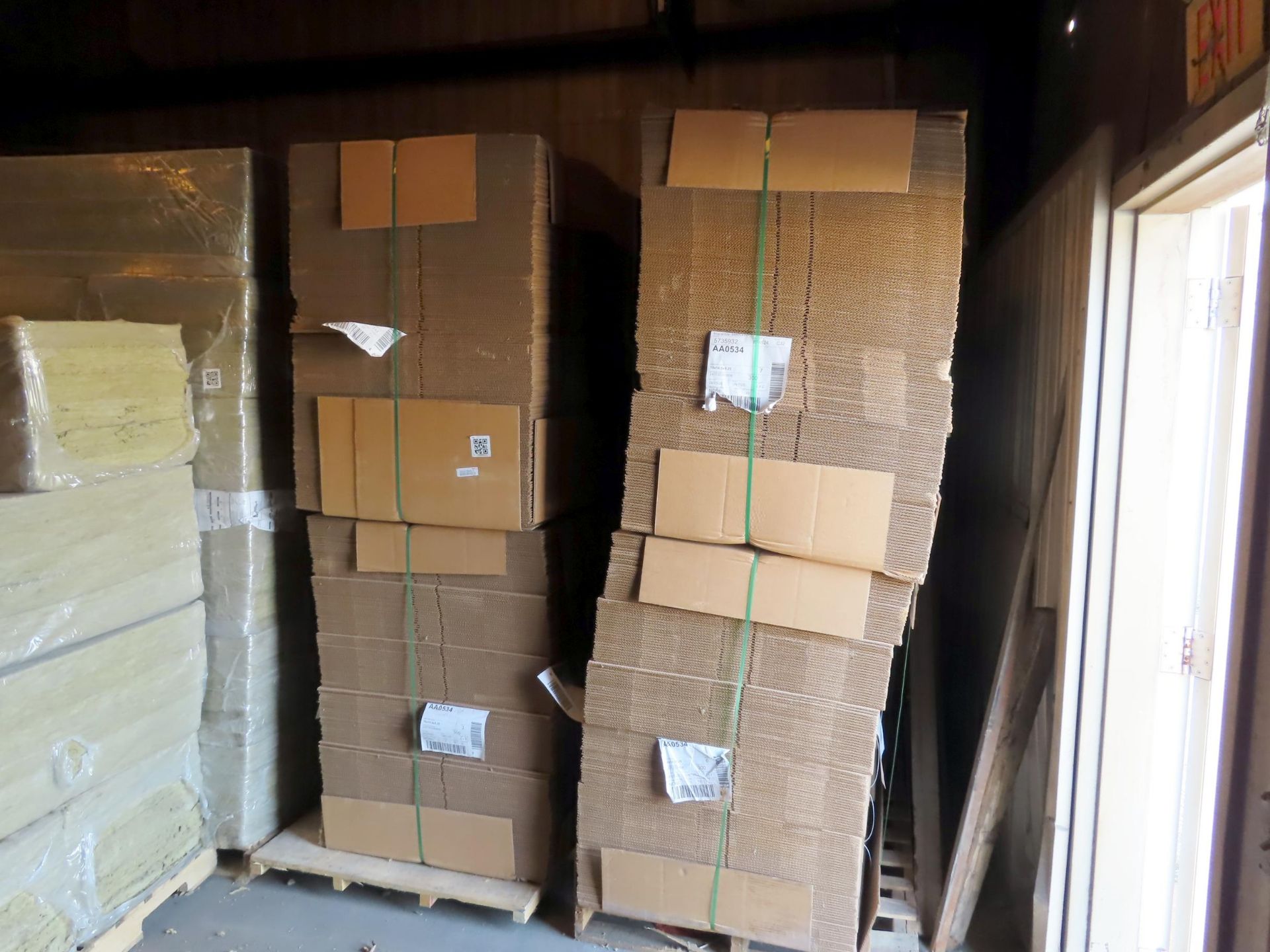 LOT APPROX. (7,500 PIECES) 18" X 14" X 9" CARDBOARD BOXES, BUNDLED ON PALLETSBLDG: 3 - LOT APPROX. ( - Image 2 of 2