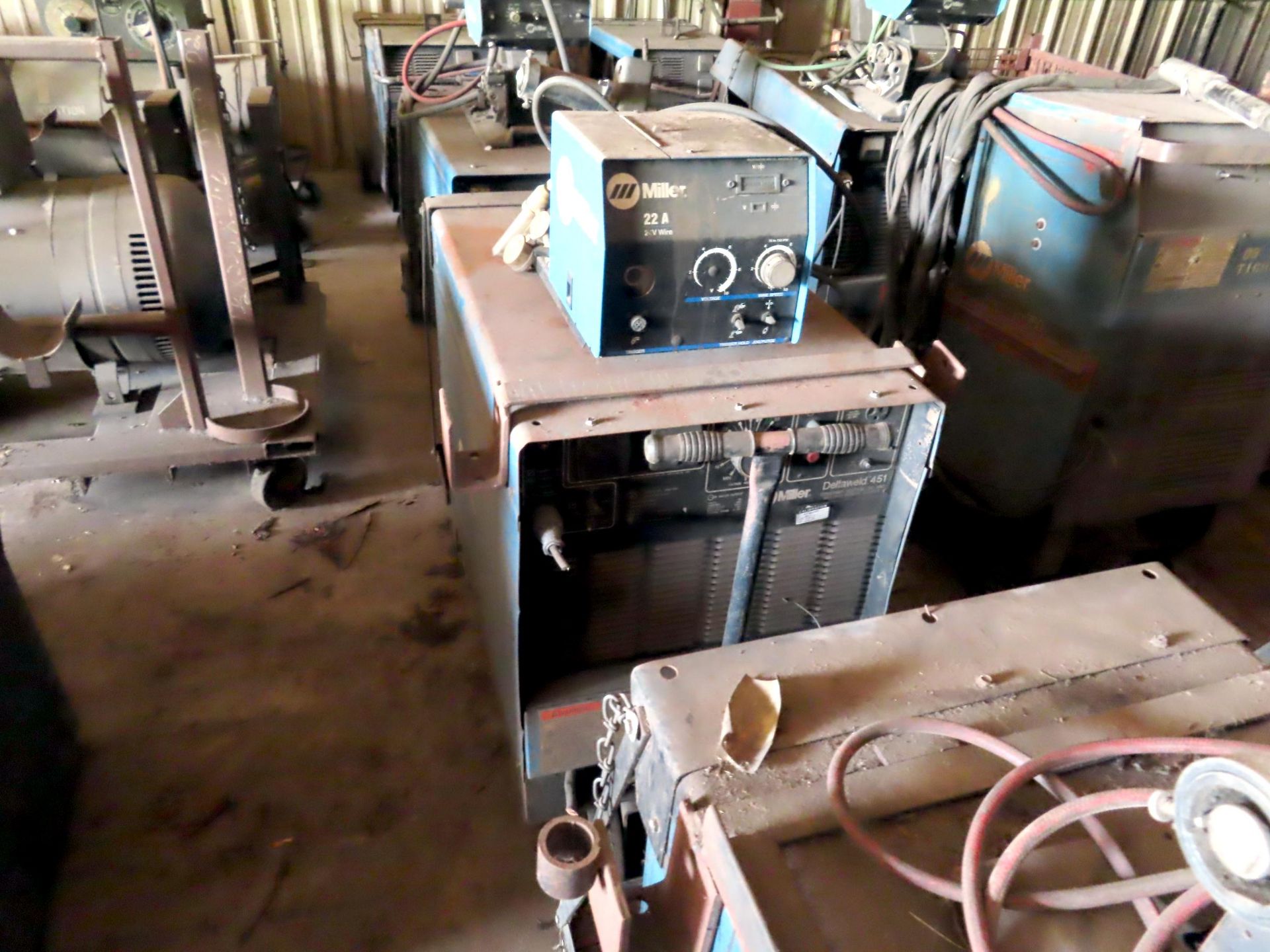 LOT (4) MILLER WELDERS - (2) DELTAWELD 451'S, DELTAWELD 452 & CP-252TSBLDG: 5 - LOT (4) MILLER WELDE - Image 2 of 4