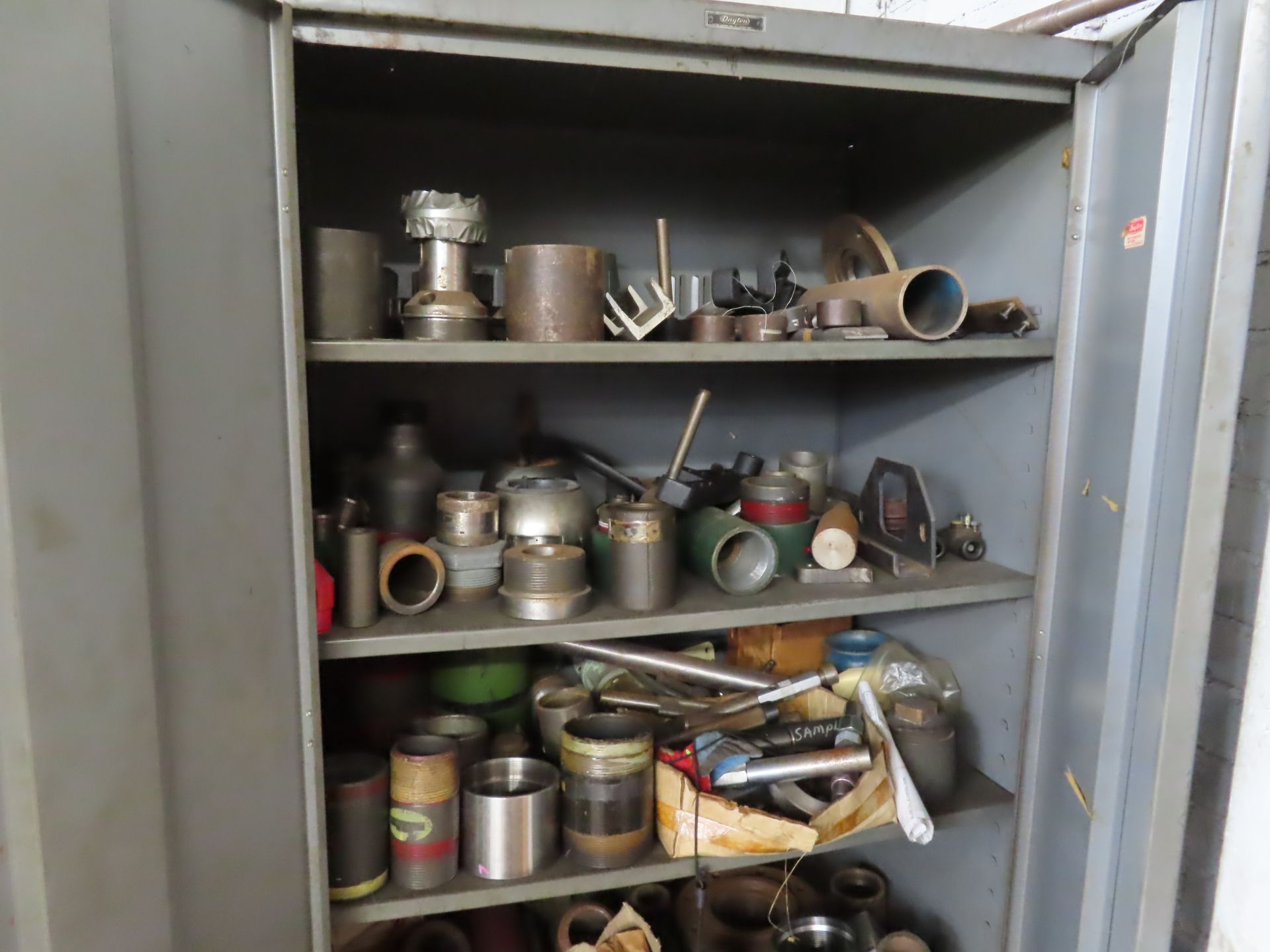 LOT (2) CABINETS W/CONTENTS - MISC. TOOLING, FIXTURES, ETC.BLDG: 1 - LOT (2) CABINETS W/CONTENTS - M - Image 2 of 2