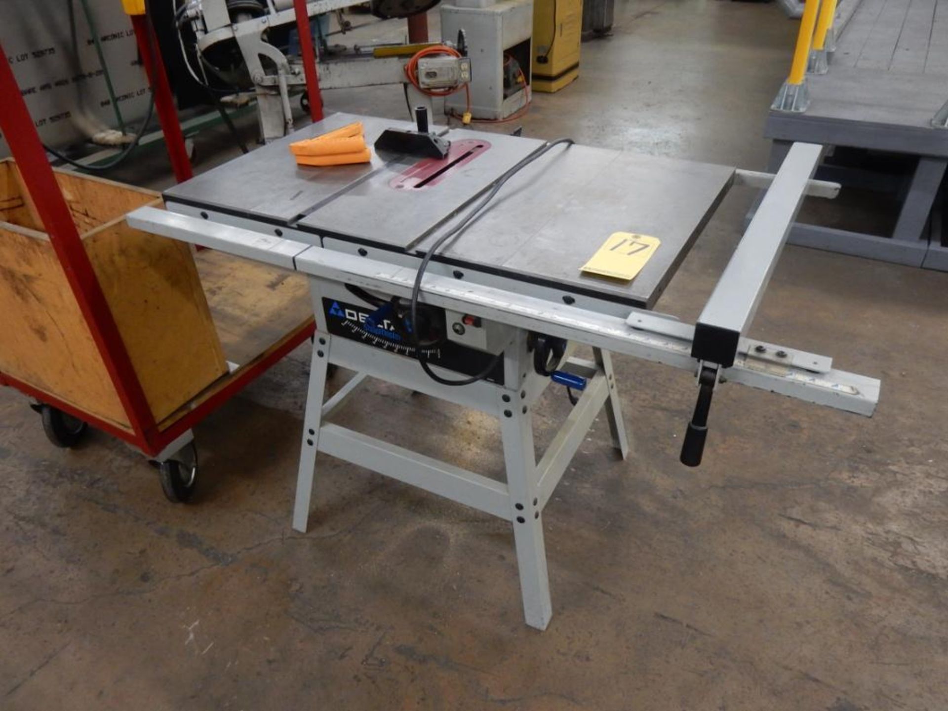 DELTA M# TS350 SHOPMASTER 10" TABLE SAW, S/N 013030