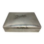 Silver playing card box