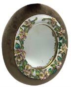 Late 19th century oval wall mirror